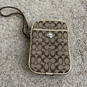 Coach Signature Wristlet
